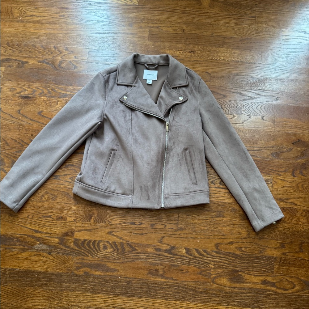 Old Navy Faux Suede Gray Jacket